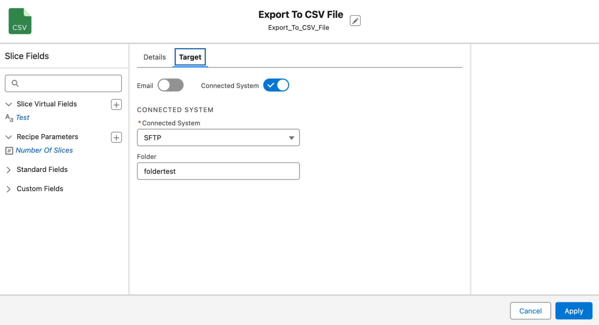 Connected System target