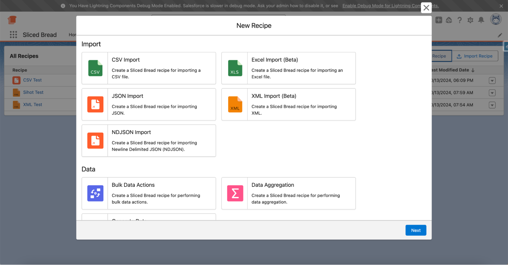 XML slicer and wizard 1