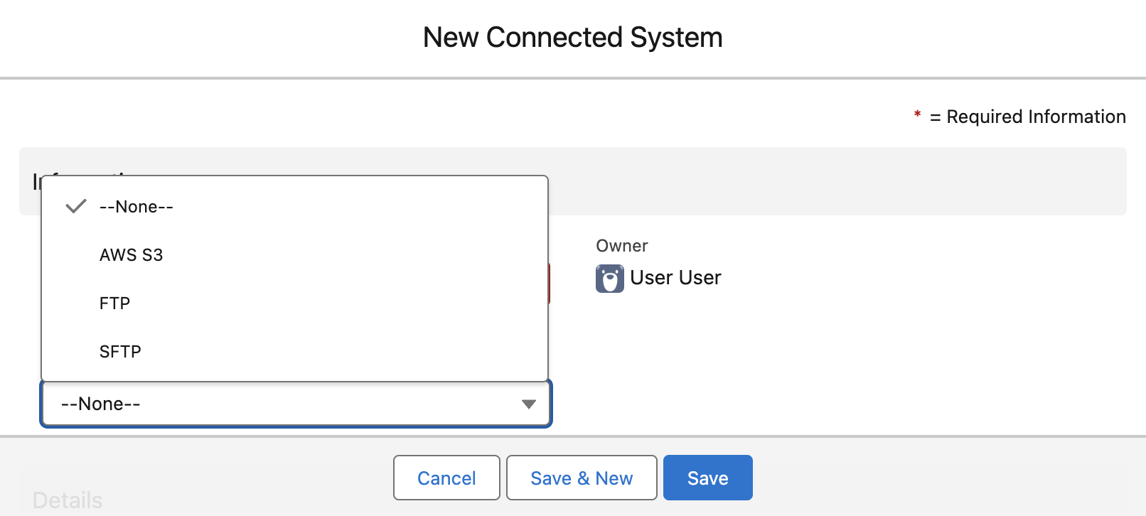 FTP connected system